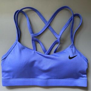 Nike Women's Purple Strappy Sports Bra